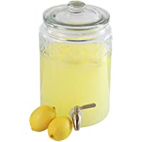 Dispensador de zumo de dispensador de bebidas jarra de cristal estilo 5L – Grifo de metal